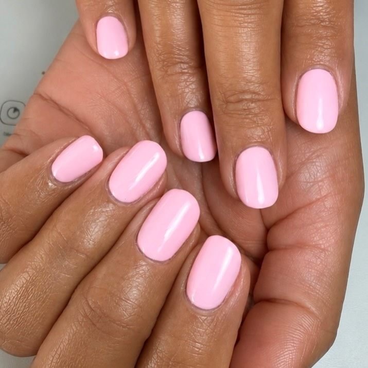 Baby pink gel by Kings Hill Manicures